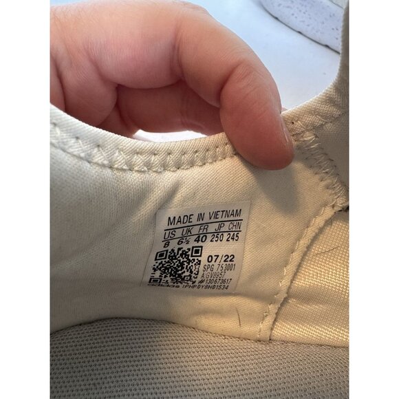 Adidas Cloudfoam Pure 2.0 Running Shoes, Sneakers, White Chalk Mauve, Women's 8 - Picture 4 of 6